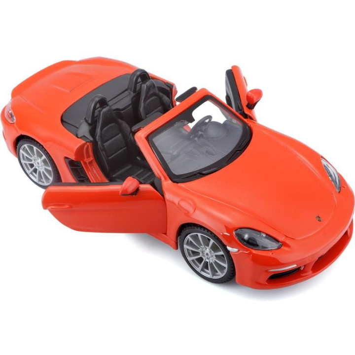 Bburago Porsche 718 Boxster 1:24 oranžová