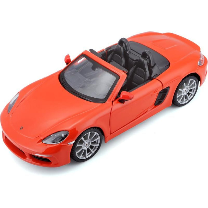 Bburago Porsche 718 Boxster 1:24 oranžová