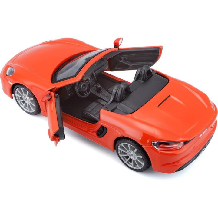 Bburago Porsche 718 Boxster 1:24 oranžová