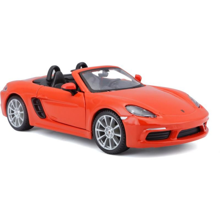 Bburago Porsche 718 Boxster 1:24 oranžová