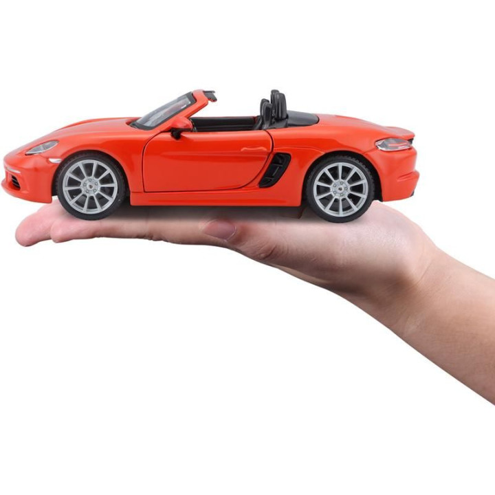 Bburago Porsche 718 Boxster 1:24 oranžová