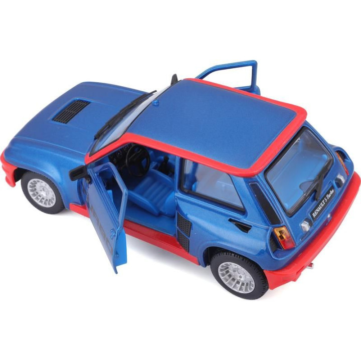Bburago Renault 5 Turbo 1:24 modrá