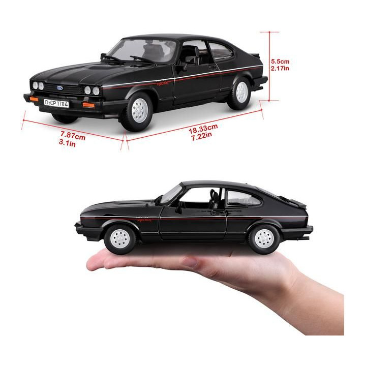 Bburago Plus Ford Capri 1982 1:24 černá