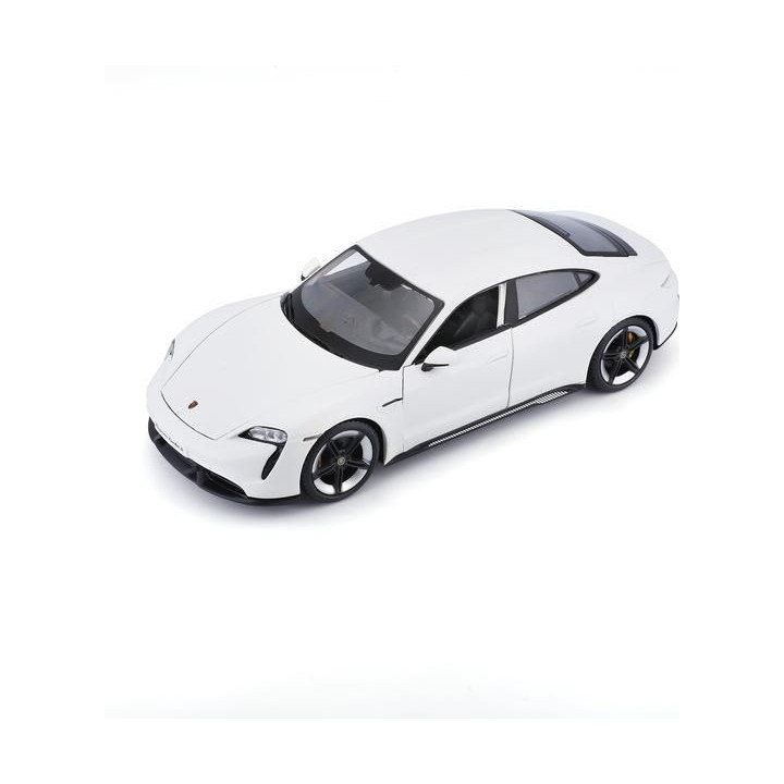 Bburago Porsche Taycan Turbo S 2019 Carrara 1:24 bílá