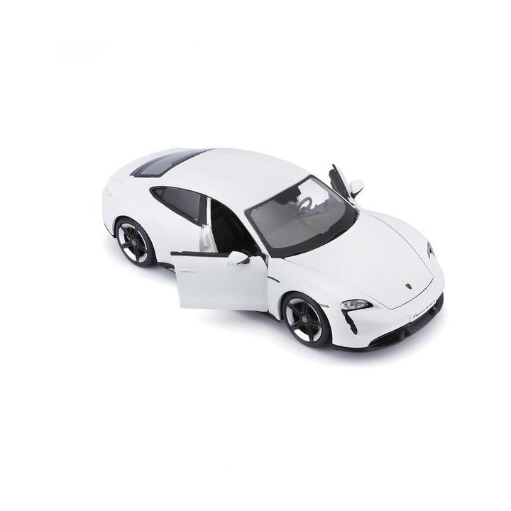 Bburago Porsche Taycan Turbo S 2019 Carrara 1:24 bílá
