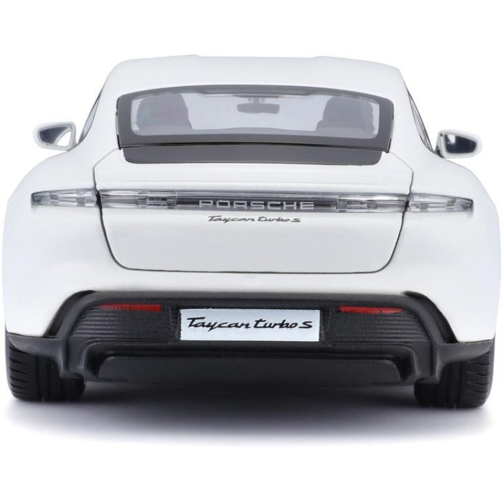 Bburago Porsche Taycan Turbo S 2019 Carrara 1:24 bílá