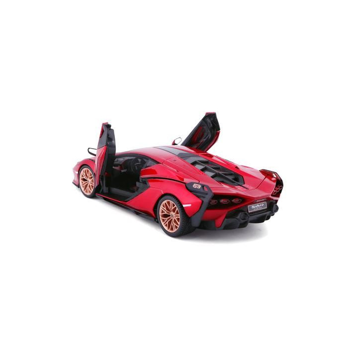 Bburago Lamborghini Sian FKP37 1:24 červená