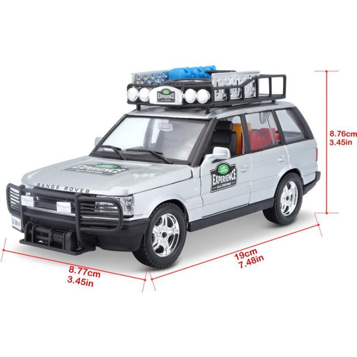 Bburago Range Rover 1:24 stříbrná