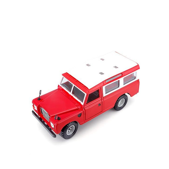 Bburago Land Rover Series II 1:24 červená