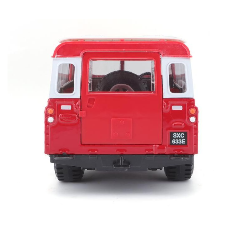 Bburago Land Rover Series II 1:24 červená