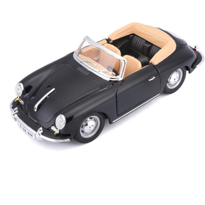 Bburago Porsche 356B Cabriolet 1961 1:24 černá