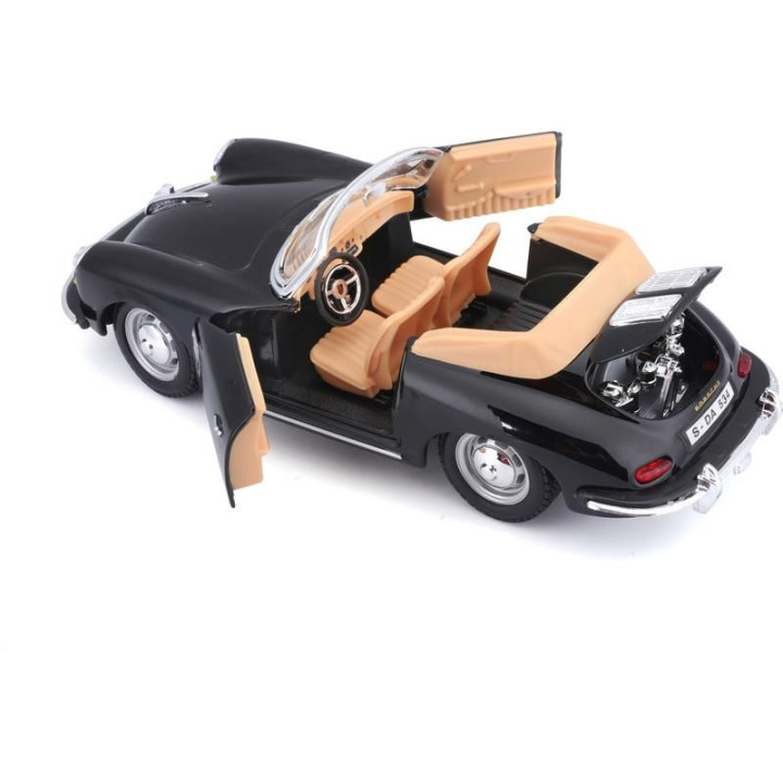 Bburago Porsche 356B Cabriolet 1961 1:24 černá