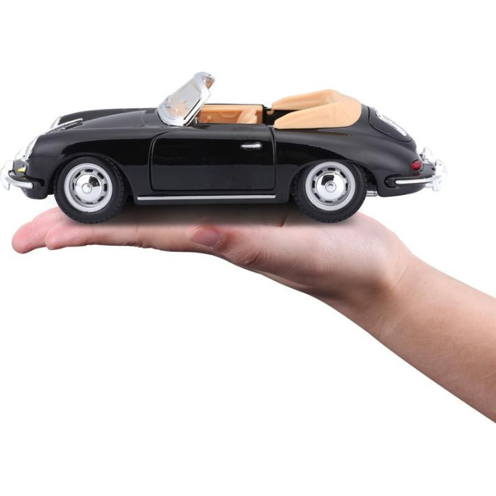 Bburago Porsche 356B Cabriolet 1961 1:24 černá