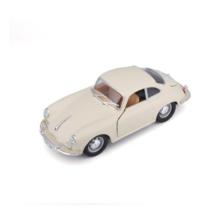 Bburago Porsche 356B Coupe 1961 1:24 krémová