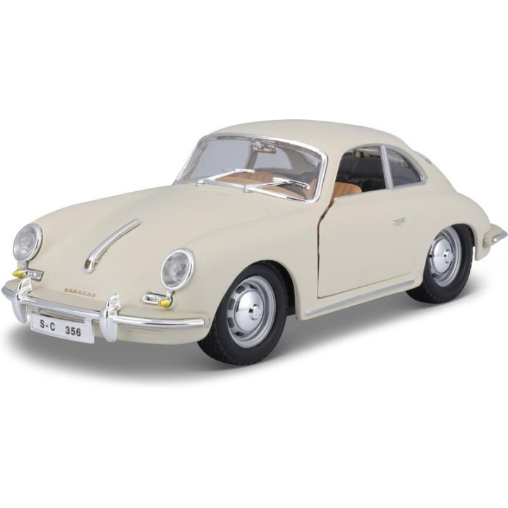 Bburago Porsche 356B Coupe 1961 1:24 krémová