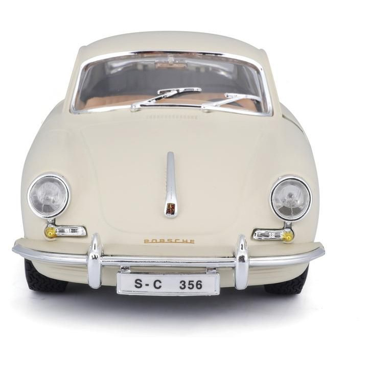 Bburago Porsche 356B Coupe 1961 1:24 krémová