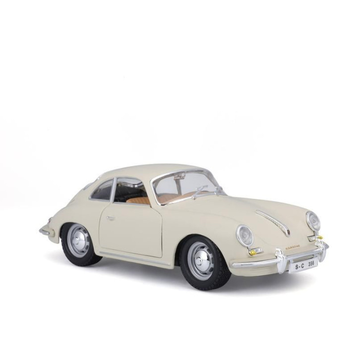 Bburago Porsche 356B Coupe 1961 1:24 krémová