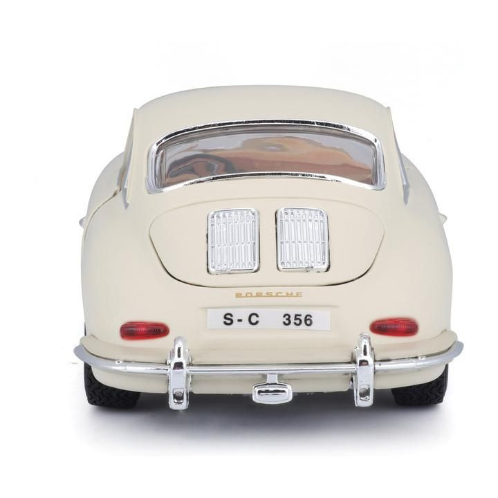 Bburago Porsche 356B Coupe 1961 1:24 krémová