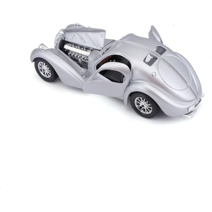 Bburago Bugatti 1:24 stříbrná