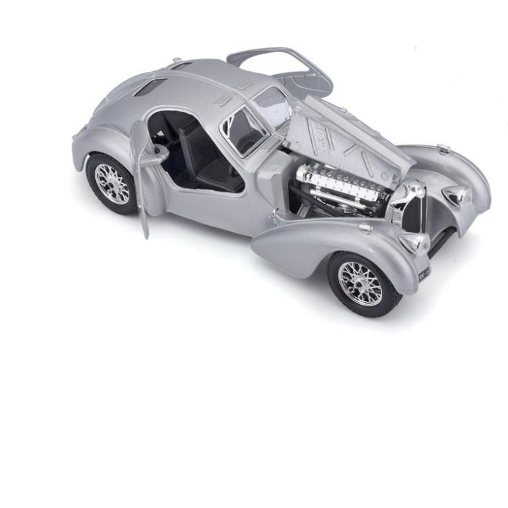 Bburago Bugatti 1:24 stříbrná