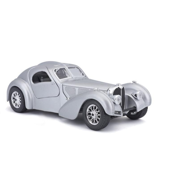 Bburago Bugatti 1:24 stříbrná