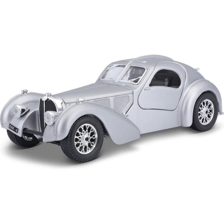 Bburago Bugatti 1:24 stříbrná