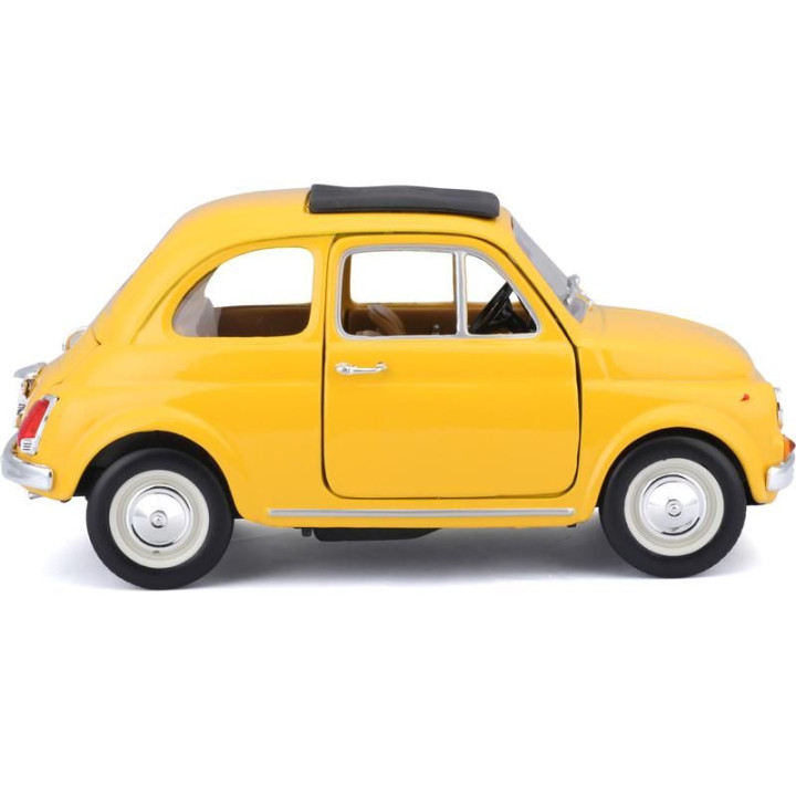 Bburago Fiat 500F 1965 1:24 žlutá