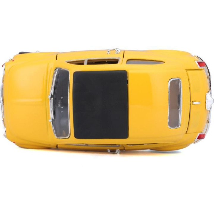 Bburago Fiat 500F 1965 1:24 žlutá