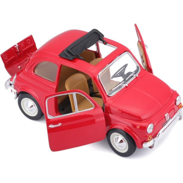 Bburago Fiat 500L 1968 1:24 červená