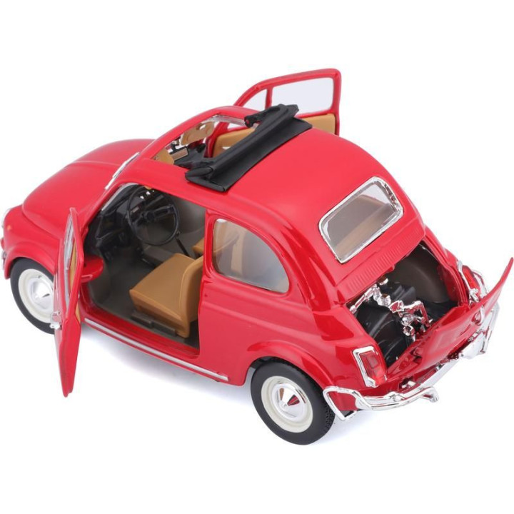 Bburago Fiat 500L 1968 1:24 červená