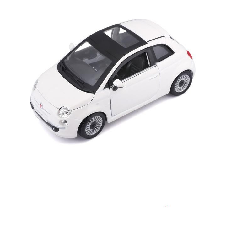 Bburago Fiat 500 2007 1:24 bílá