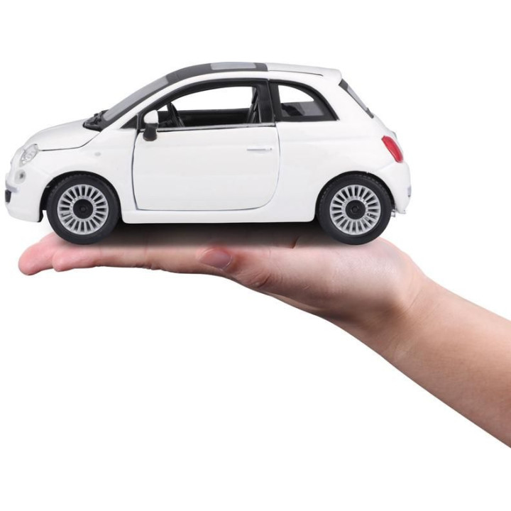Bburago Fiat 500 2007 1:24 bílá