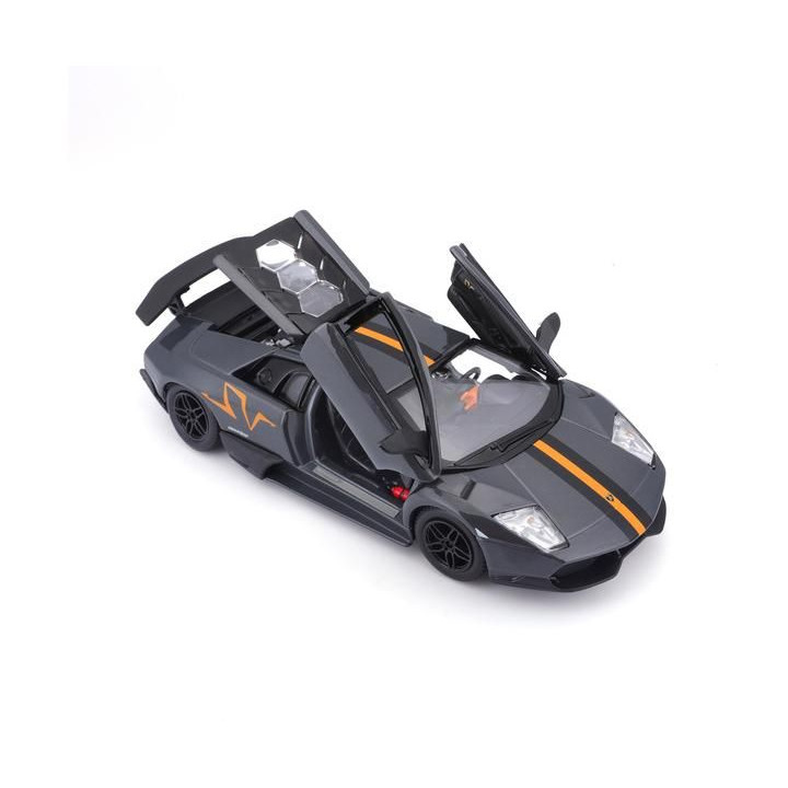 Bburago Lamborghini Murciélago LP 670-4 SV 1:24 China LE šedá metalíza