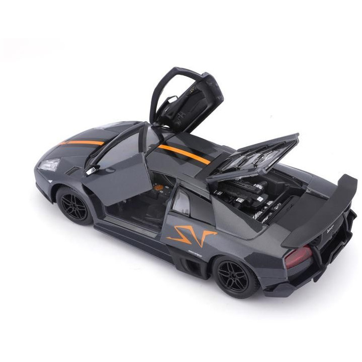 Bburago Lamborghini Murciélago LP 670-4 SV 1:24 China LE šedá metalíza