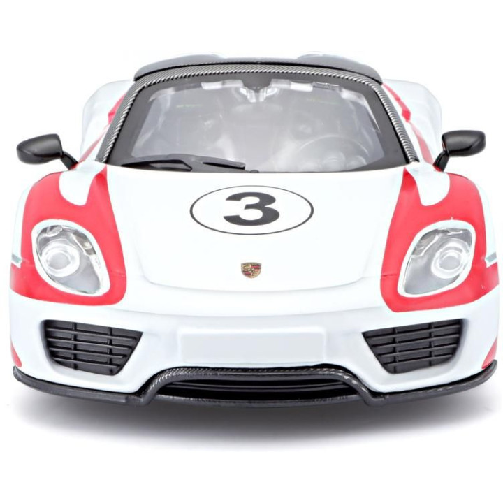 Bburago Porsche 918 Weissach 1:24 bílá
