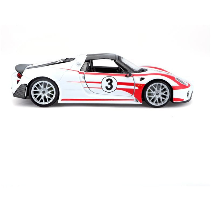 Bburago Porsche 918 Weissach 1:24 bílá