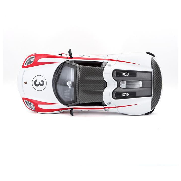 Bburago Porsche 918 Weissach 1:24 bílá