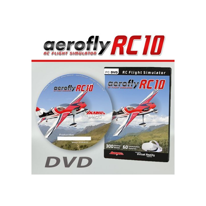 Aerofly RC10 na DVD pro Win8.1/10/11