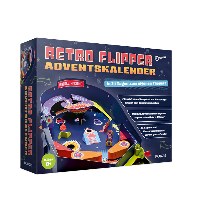 Franzis adventný kalendár retro pinball