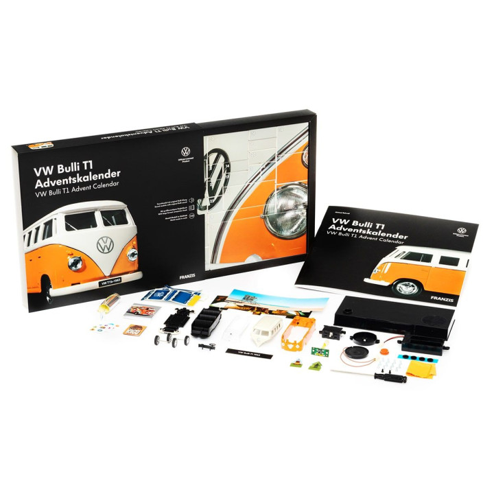 Franzis adventný kalendár Volkswagen Bulli T1 so zvukom 1:43