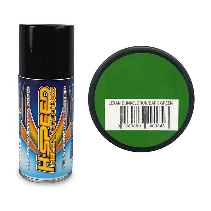 H-Speed barva ve spreji tmavě zelená 150ml