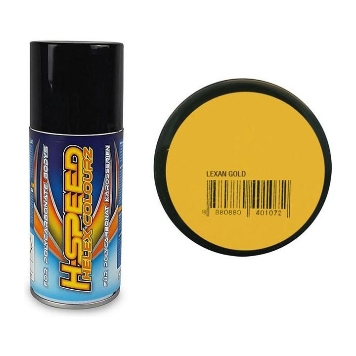 H-Speed barva ve spreji zlatá 150ml