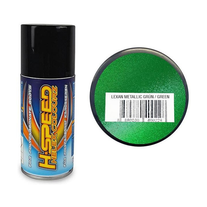 H-Speed barva ve spreji metalická zelená 150ml