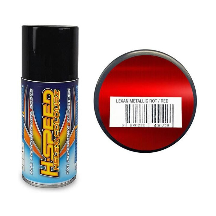 H-Speed barva ve spreji metalická červená 150ml