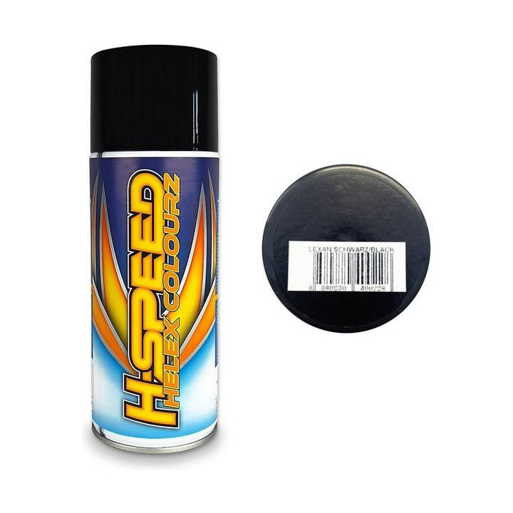 H-Speed barva ve spreji černá 400ml