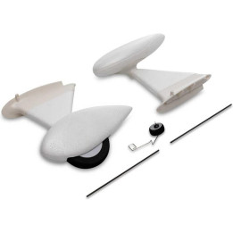 E-flite podvozek bílý: Waco 0.55m