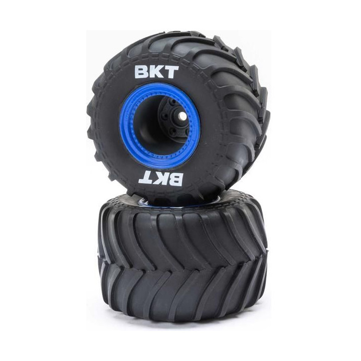 Losi kolo s pneu MT, badlock modrý(2): Mini LMT