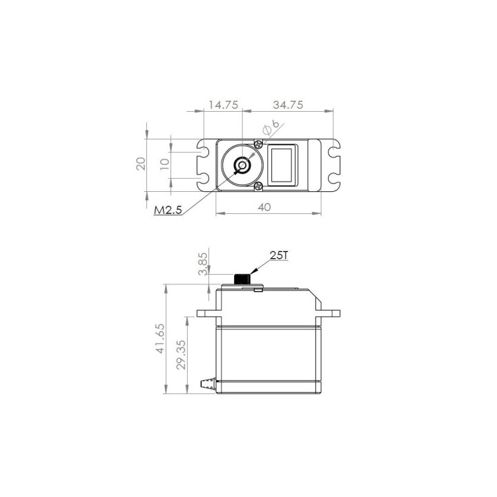 HBL950 (0.09s/60°, 18.2kg.cm)