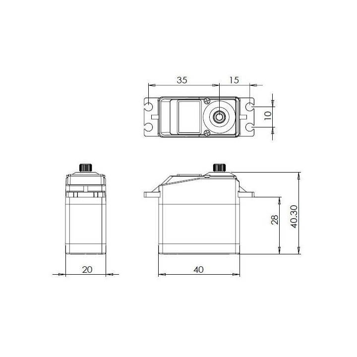 DS1210 (0.12s/60°, 10.0kg.cm)