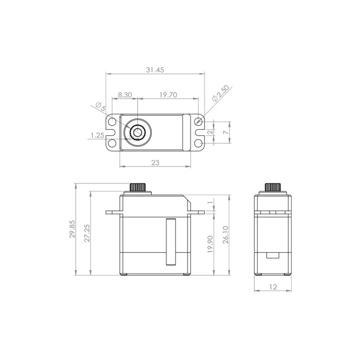 DS95 (0.053s/60°, 3.05kg.cm)